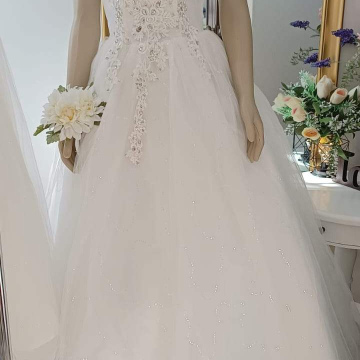 Vestido de Novia con lentejuelas